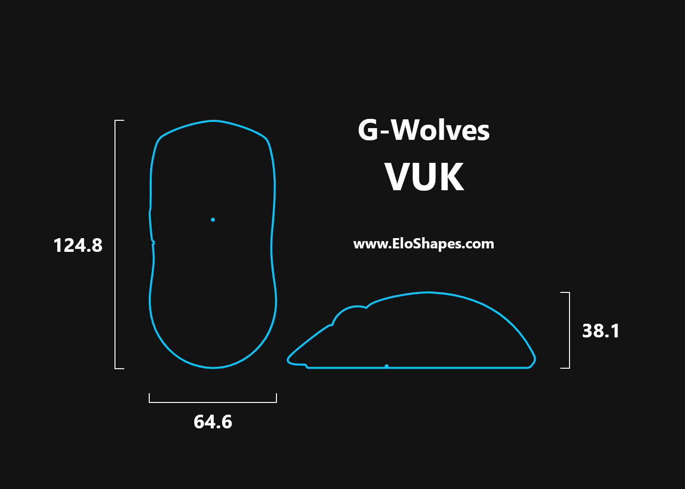 VUK 8K Wireless Mouse ~35g dual sensor(Including duties and taxes),Pre-order Stage (Now)