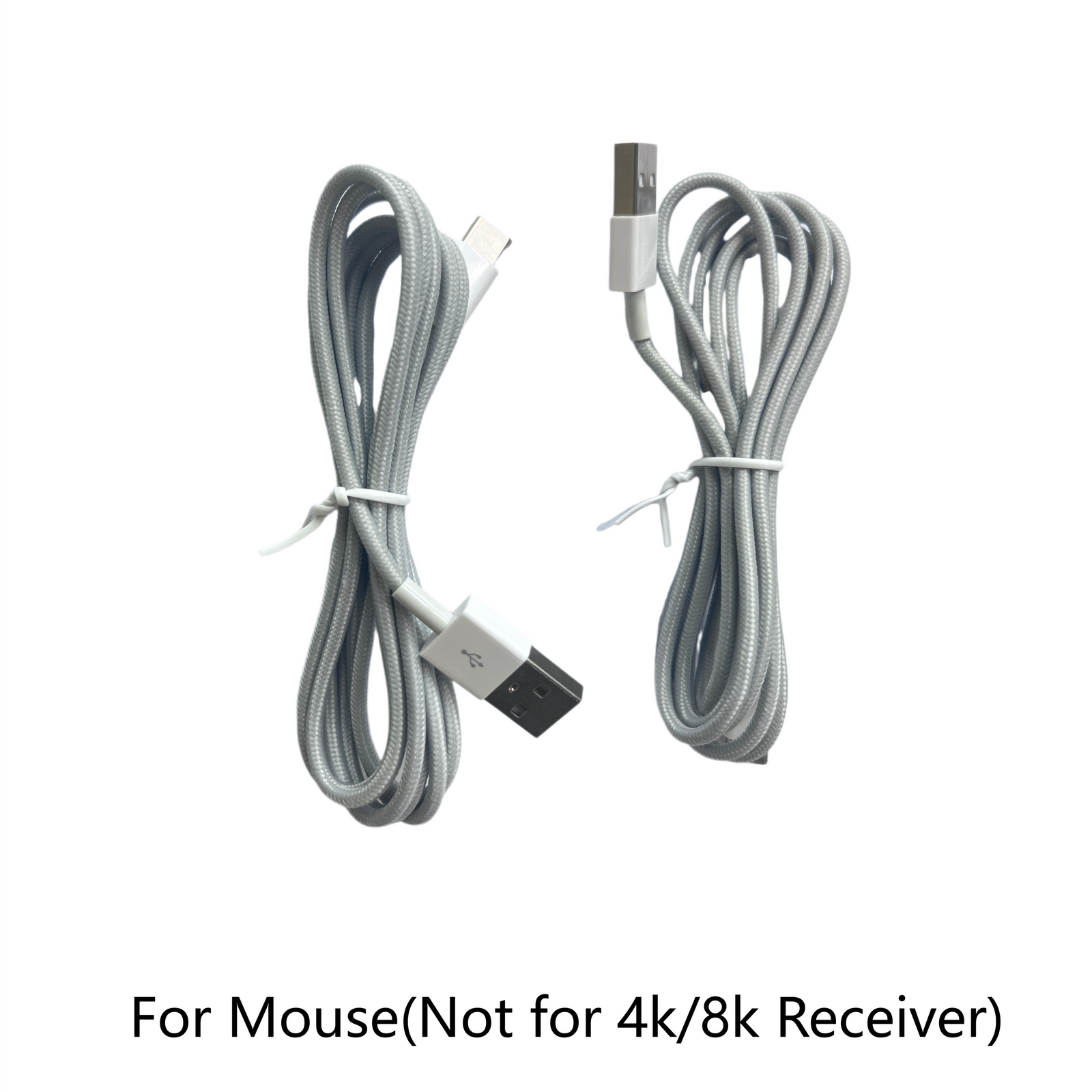 USB TYPE C Cable For Wireless Mouse,Not for 4k/8k Receiver(2 PCS,Color