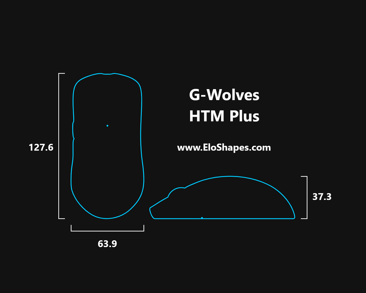 G-Wolves HTM Plus 8K Wireless Mouse | ~33.47g PAW3950