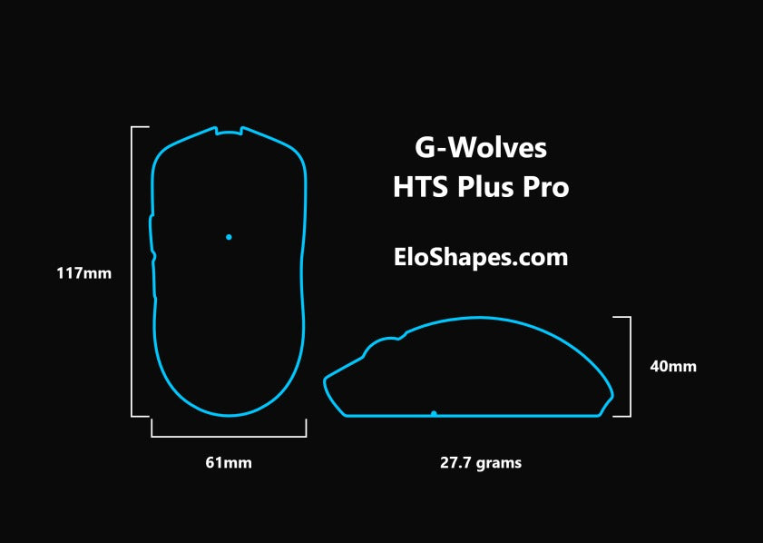 G-Wolves HTS Plus Pro 8K Wireless Gaming Mouse
