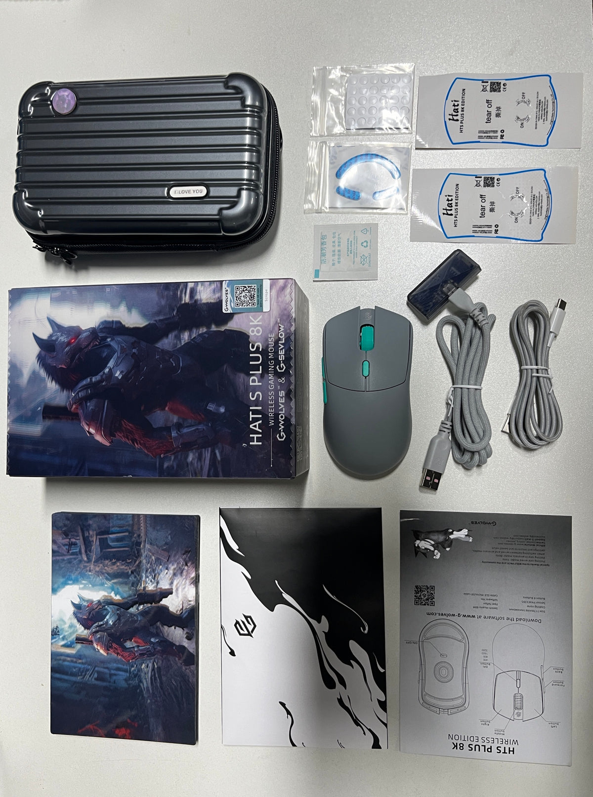 G-Wolves HTS Plus 8K Wireless Mouse | ~46g PMW3395