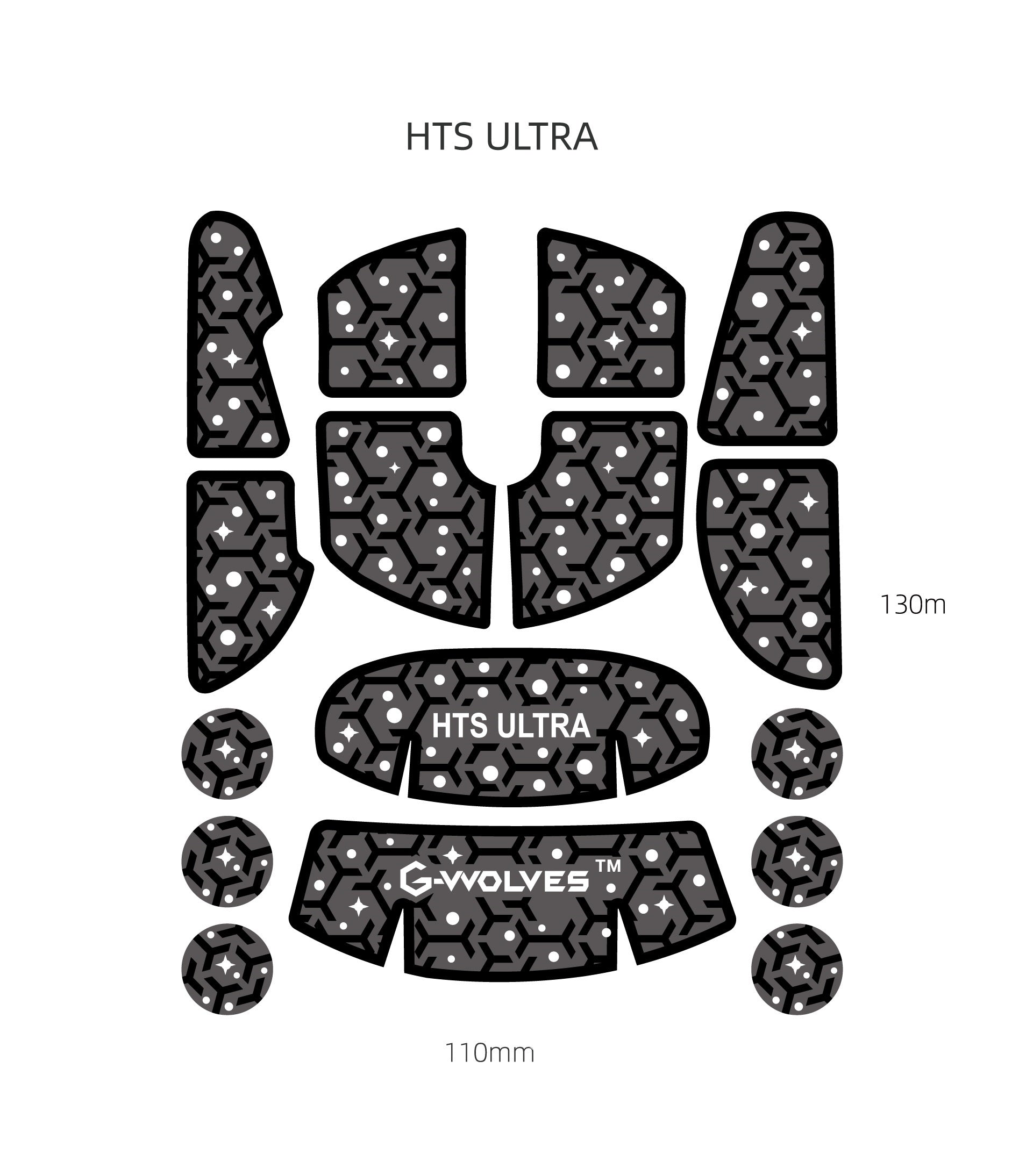 HTS Ultra Mouse Anti-Slip Sticker