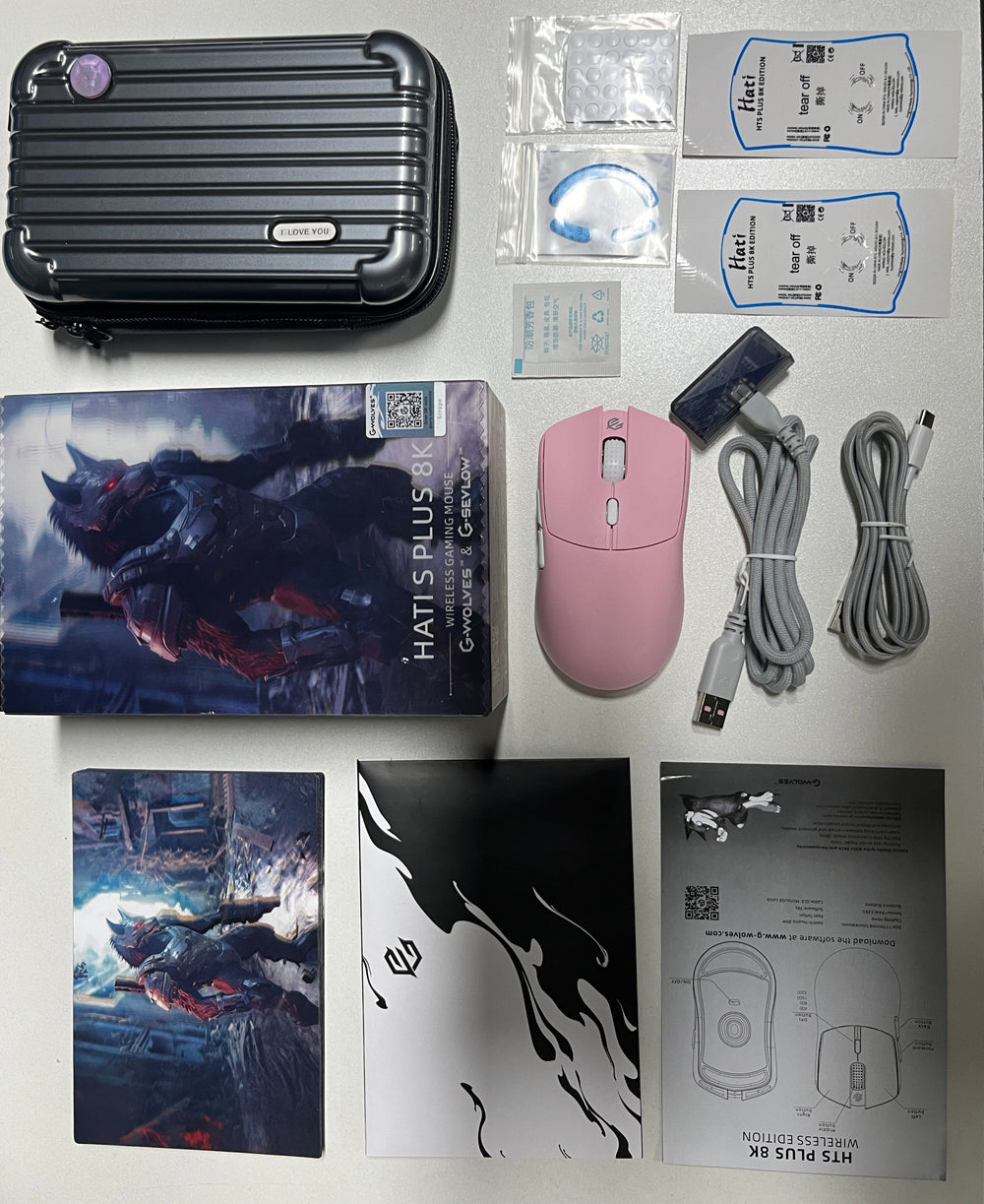 G-Wolves HTS Plus 8K Wireless Mouse | ~46g PMW3395
