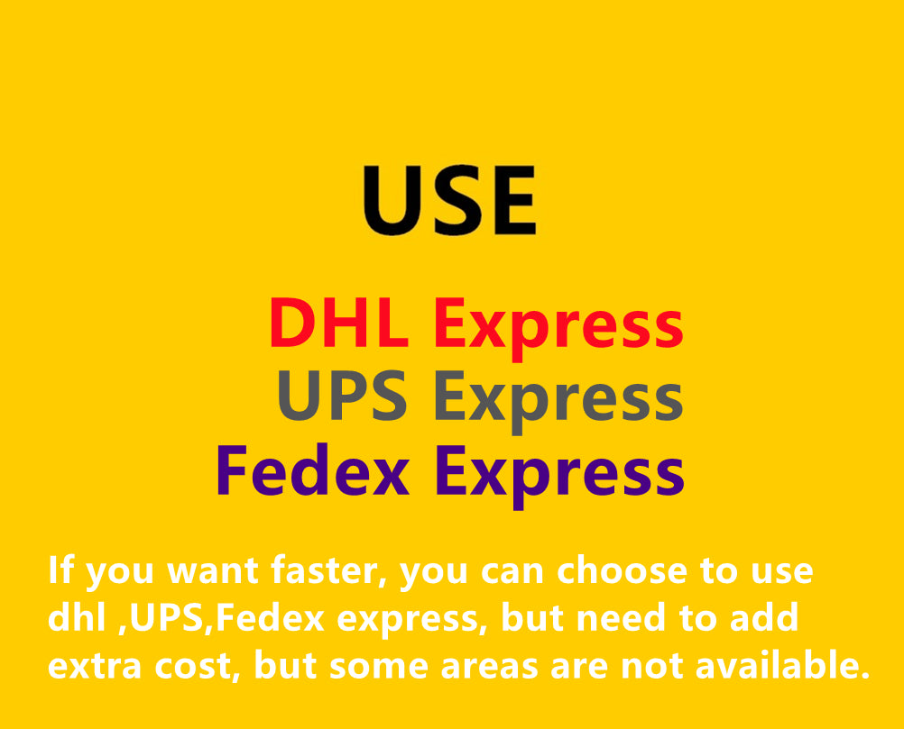 Use DHL，FedEx，UPS express to deliver the mouse